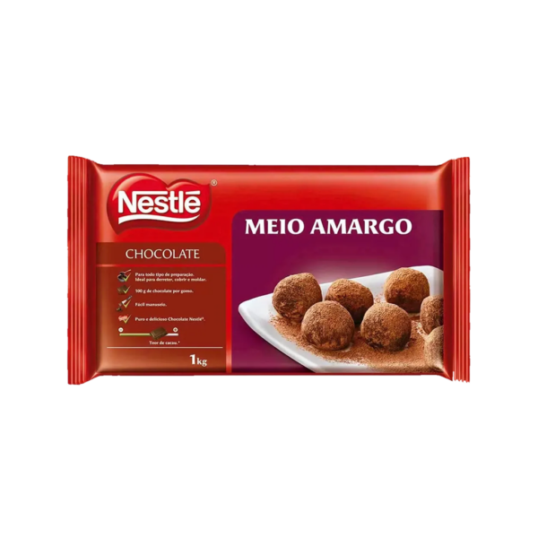 COBERTURA MEIO AMARGO 1Kg Nestlé