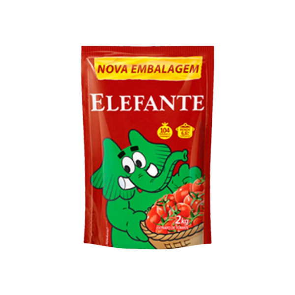 Extrato de Tomate Pouch Elefante 2 Kg